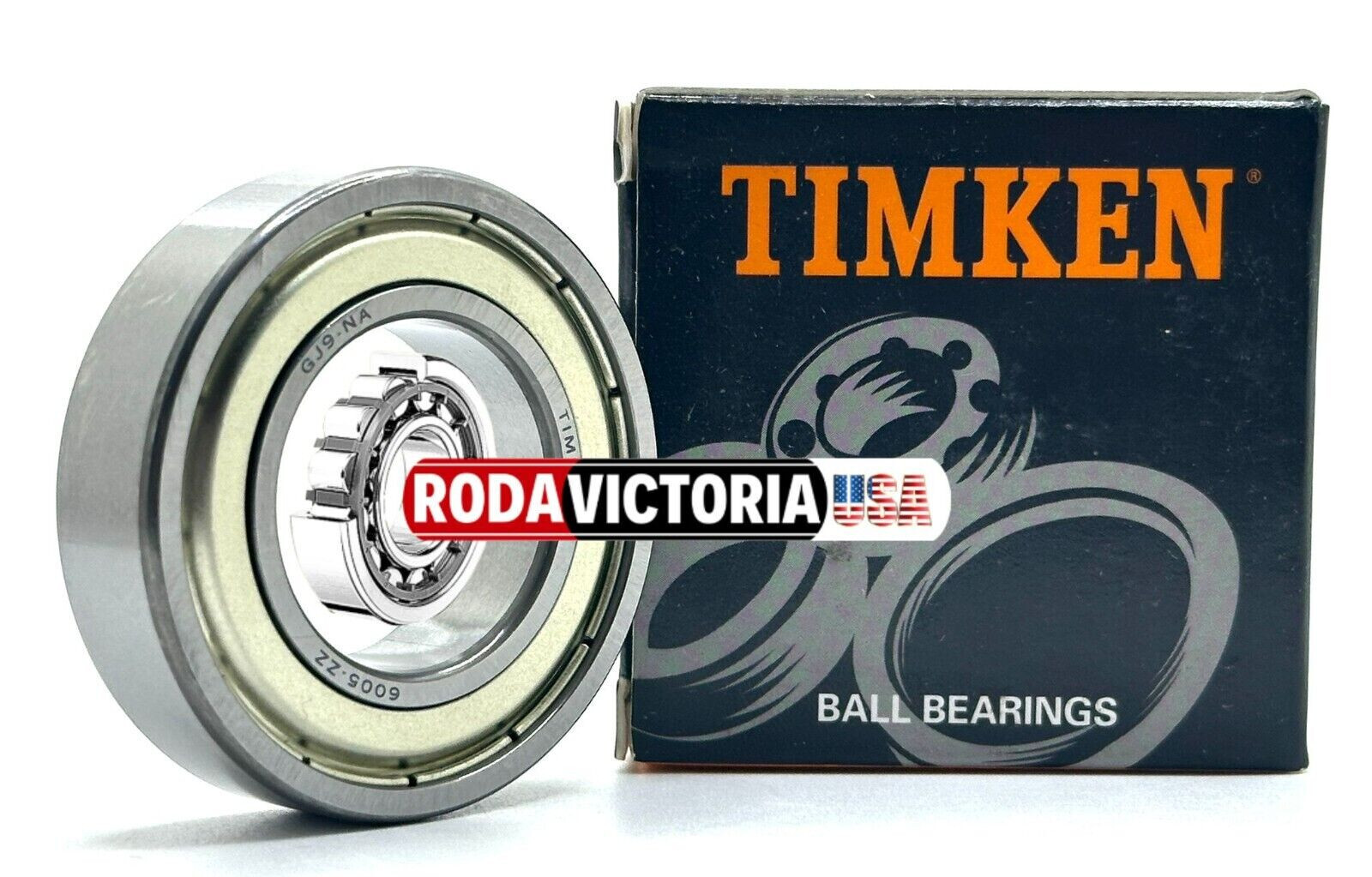 TIMKEN 6005 ZZ C3 DEEP GROOVE BALL BEARING, METAL SHIELDED 25x47x12mm