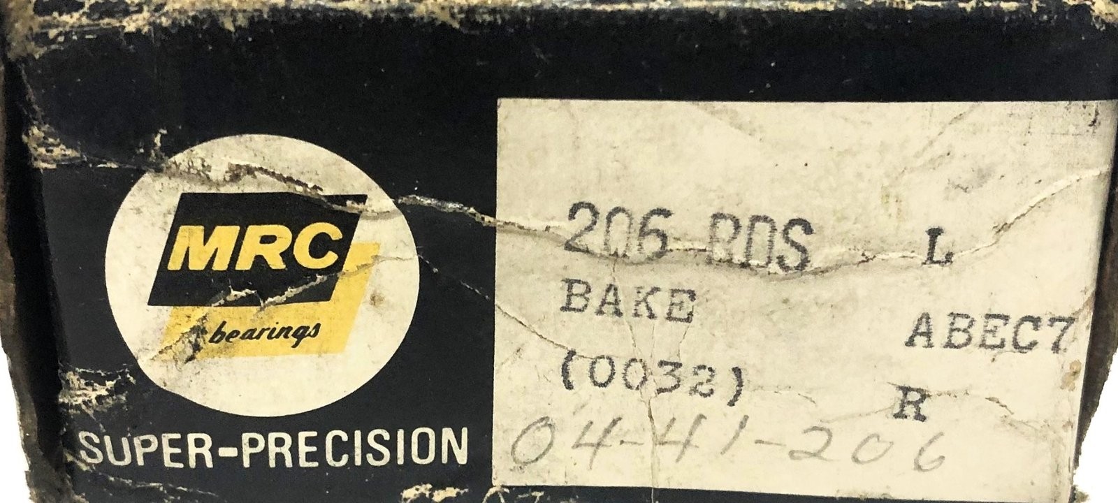 MRC TRW ABEC7 Angular Contact Ball Bearing 206-RDS L NOS