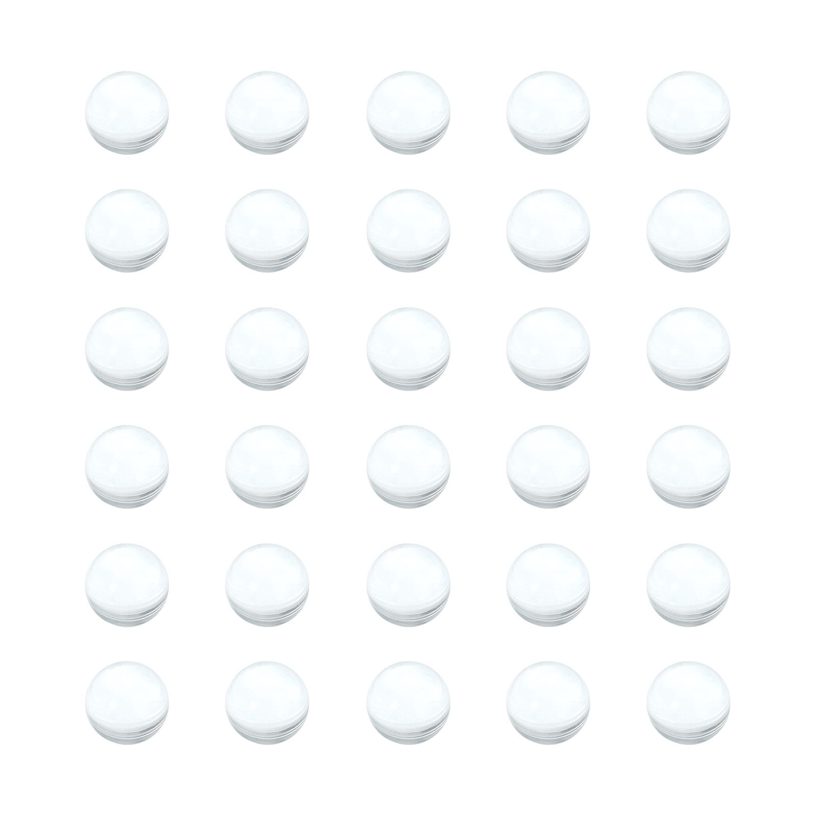 1000Pcs 2.5mm Lab Boiling Stones Solid Round Clear Glass Boiling Beads