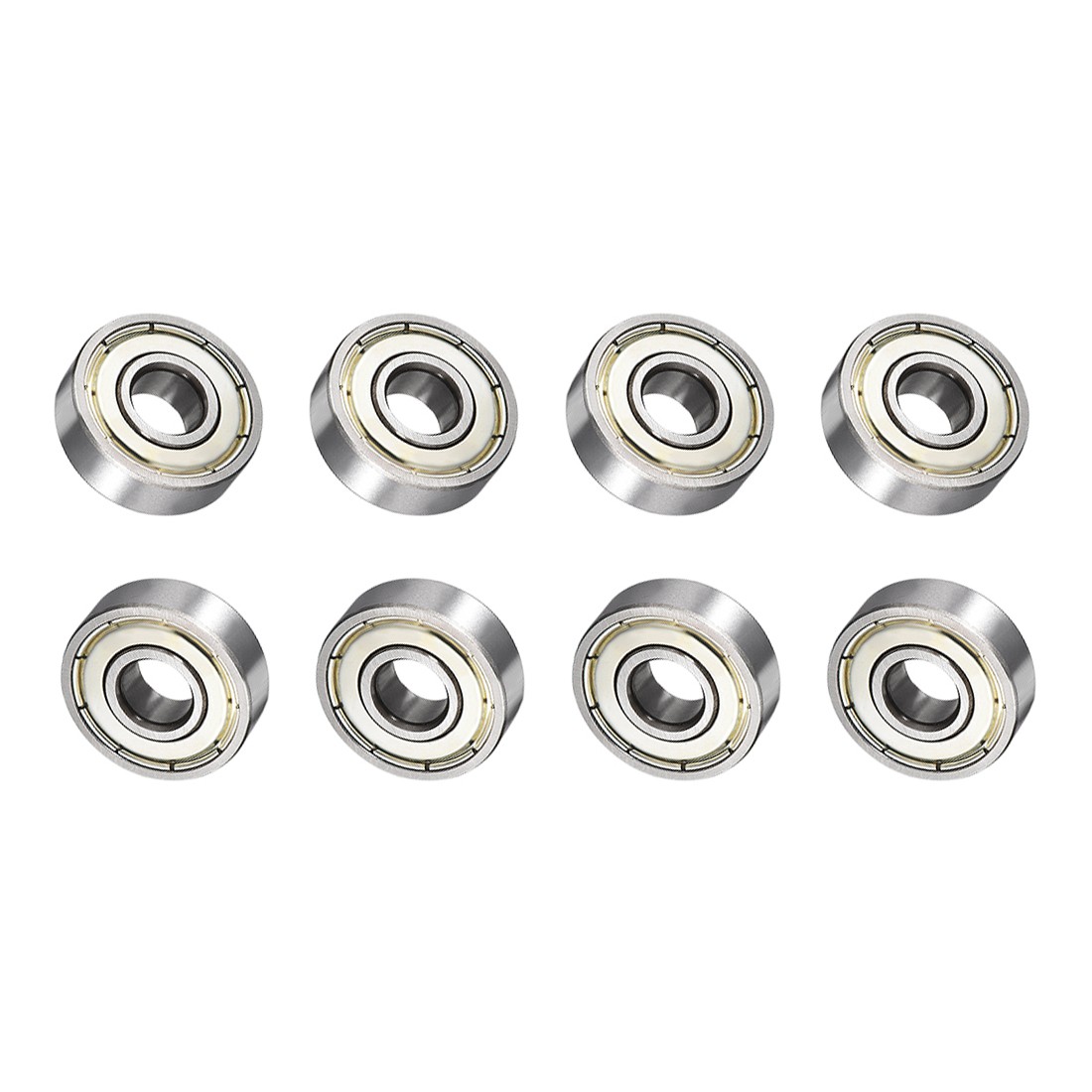 20PCS 8mmx22mmx7mm Double Shield 608ZZ Ball Bearings High Carbon Steel HRC50-55