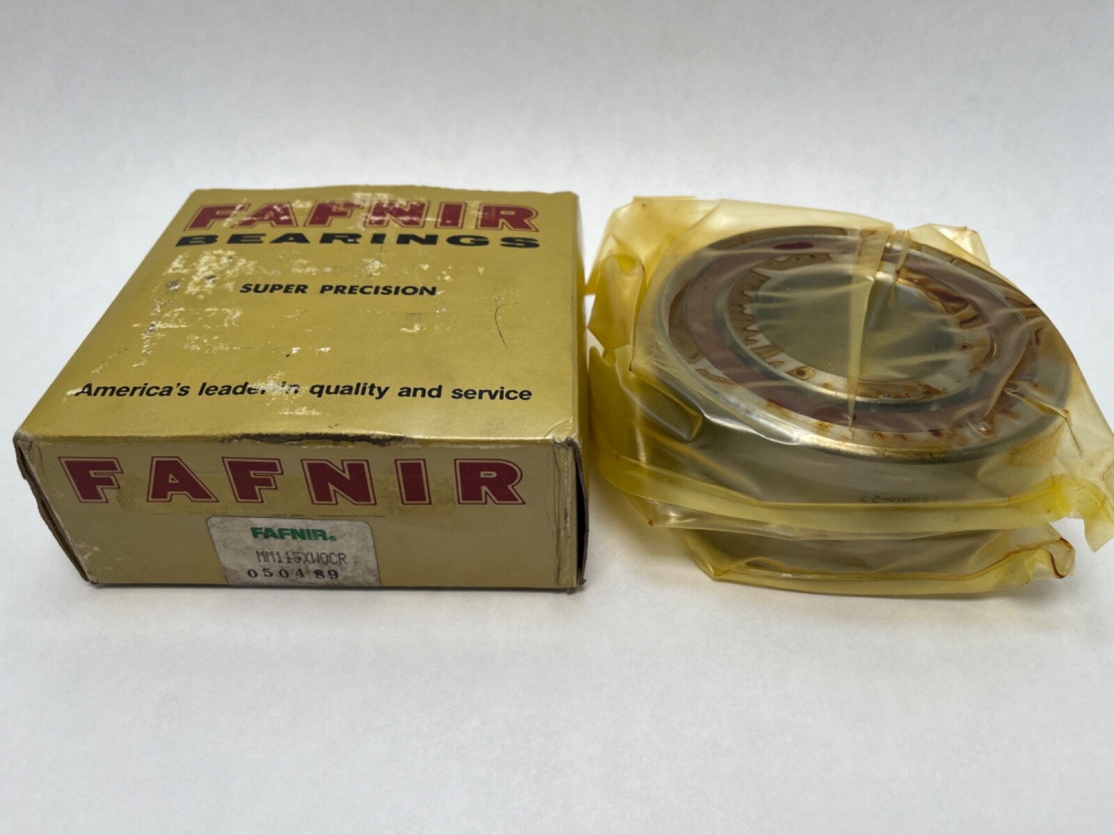 Fafnir MM115XWOCRDU Bearing 2-1/4×4-3/4×1-1/8″ MM 115 X WO CR DU E9103A 30# USA