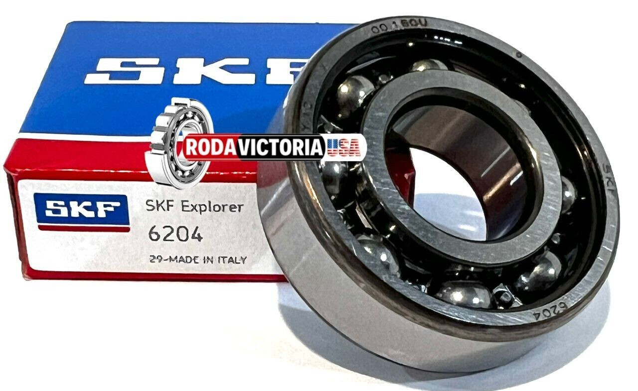 SKF 6204 C3 Open Bearing 20x47x14mm NO SEALS 93306-40401