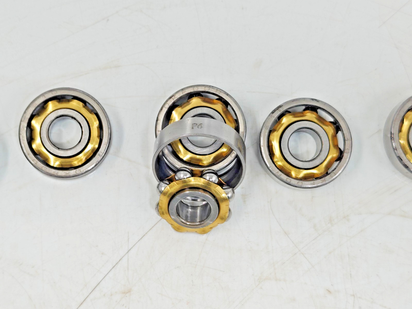 E10 P6 / EN10 P6 DKFDDR Magneto Bearing Angular Contact 10x28x8mm LOT OF 10