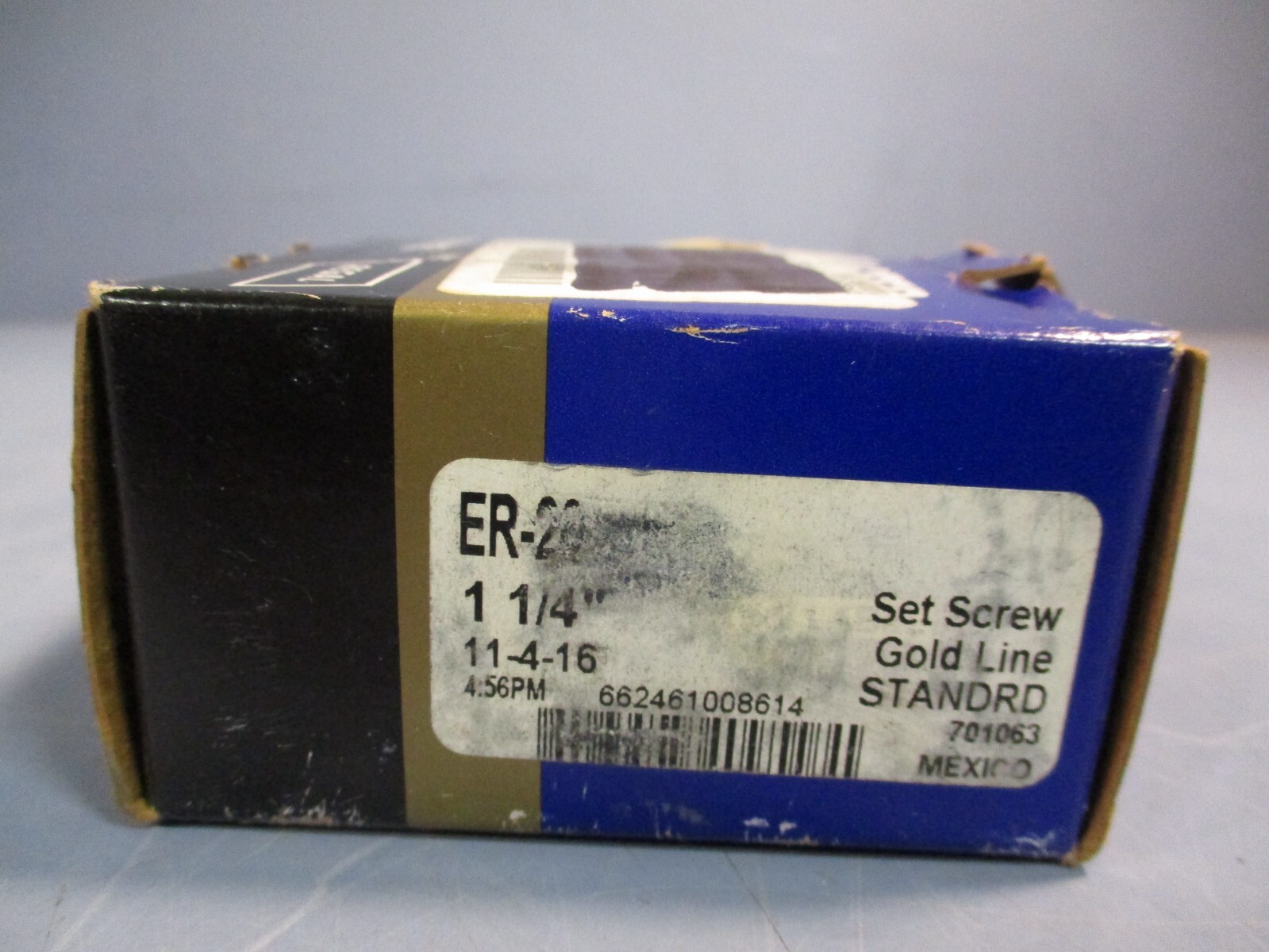 Sealmaster Gold Line Bearings ER-20 1-1/4″ Insert Ball Bearing, Single Row