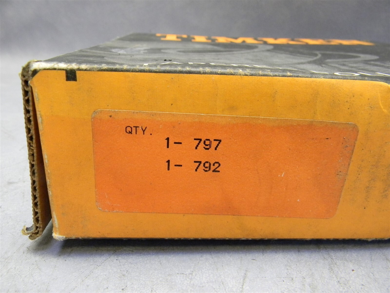 Timken 797 Cone 792 Cup Tapered Roller Bearings 5.1181×8.125×1.875in Imperial