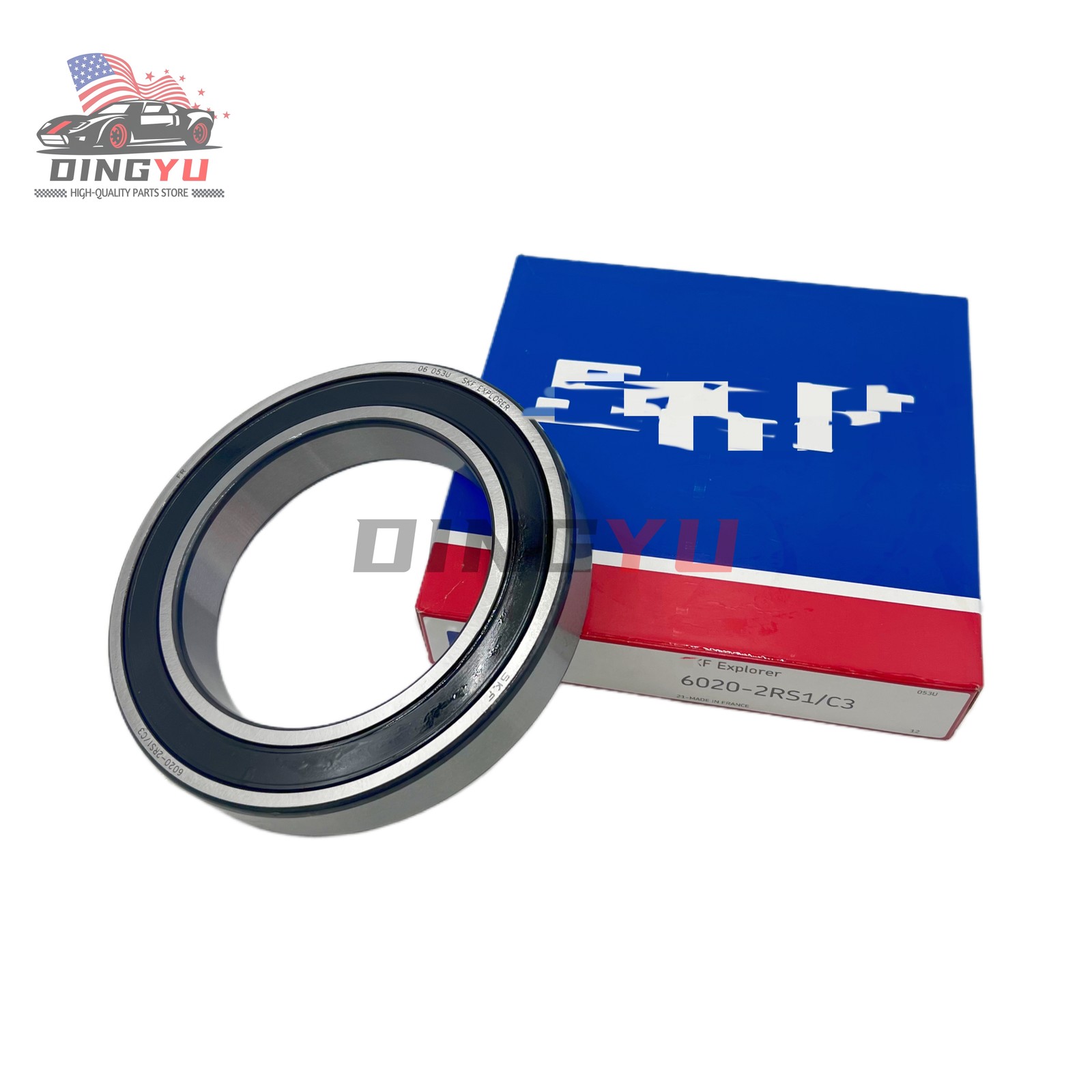 NEW Deep Groove Ball Bearing Fits For SKF 6020 2RS1/C3 100x150x24mm