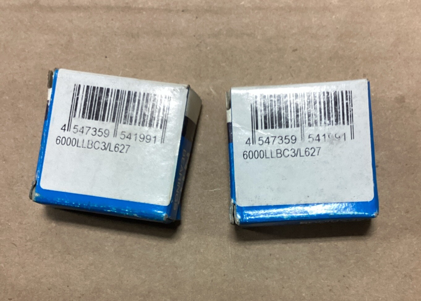 NTN 6000LLBC3/EM Single row radial ball Bearing Non-contact seal Lot Of 2 F121