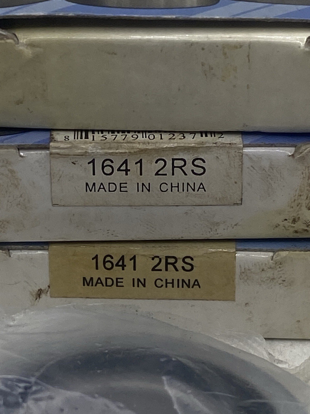 Lot Of 3 RBC ReliaMark 2RS 1641-2RS 1″ x 2″ x 9/16″ Sealed Bearing