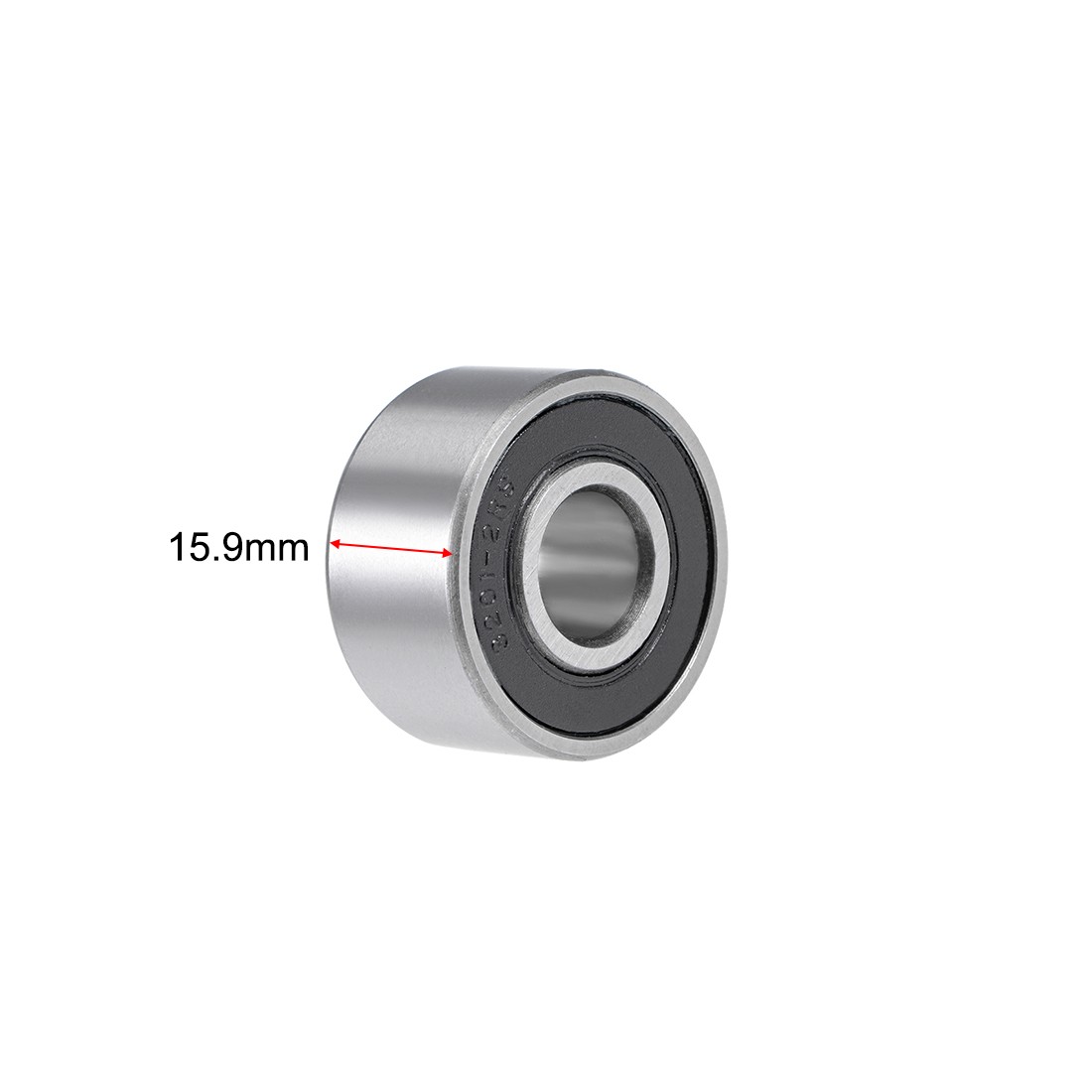 5201-2RS Angular Contact Ball Bearing 12x32x15.9mm Sealed Bearings 3201-2RS