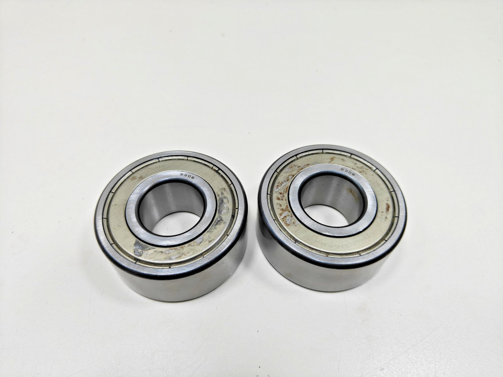 (2PCs) 5306-2Z JAF Double Row Angular Contact Bearing JAF 5306-ZZ 3306 ZZ