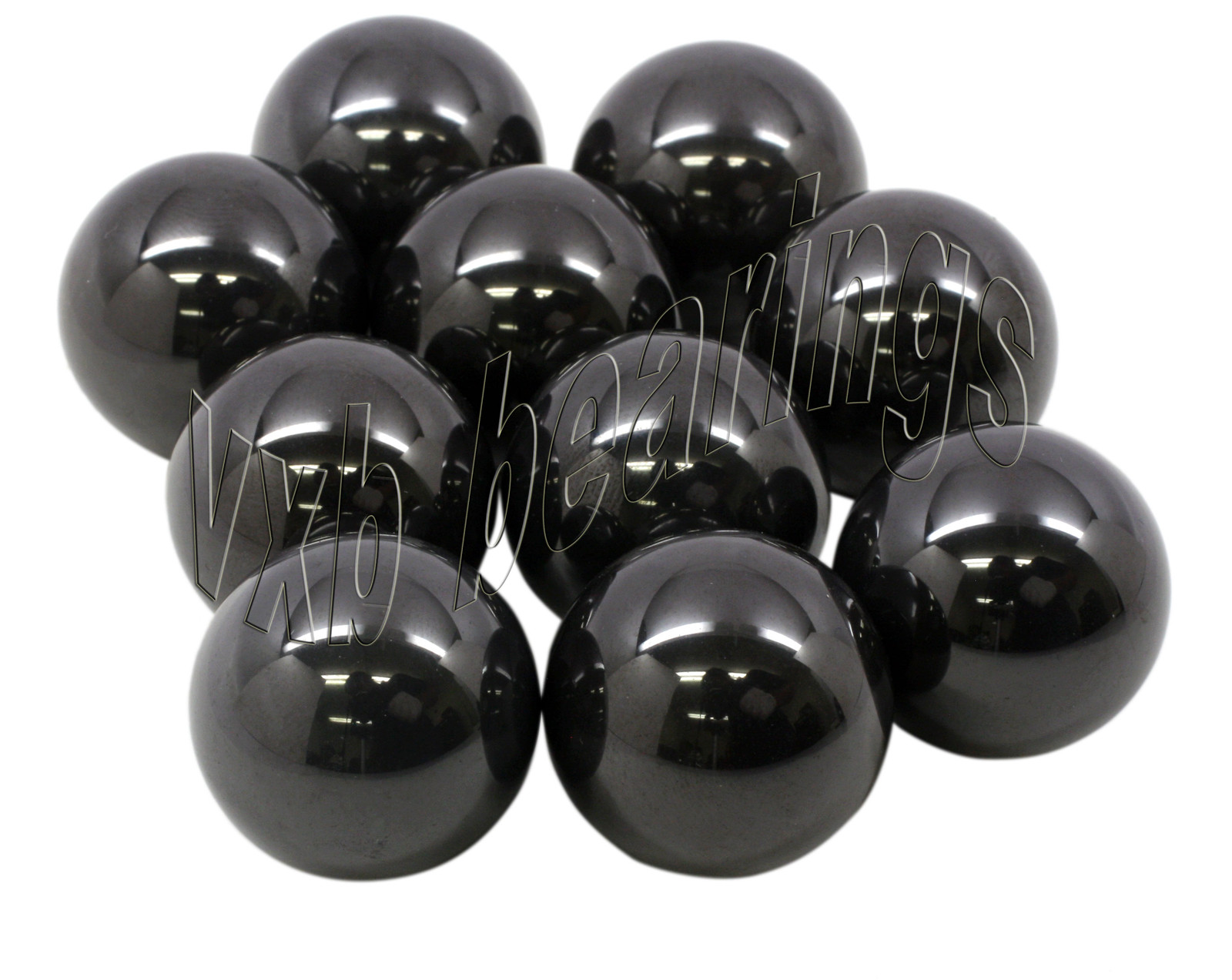 10 Ceramic Bearing Balls 3/8″inch 9.525mm Silicon Nitride Bicycle 0.375″ Si3N4