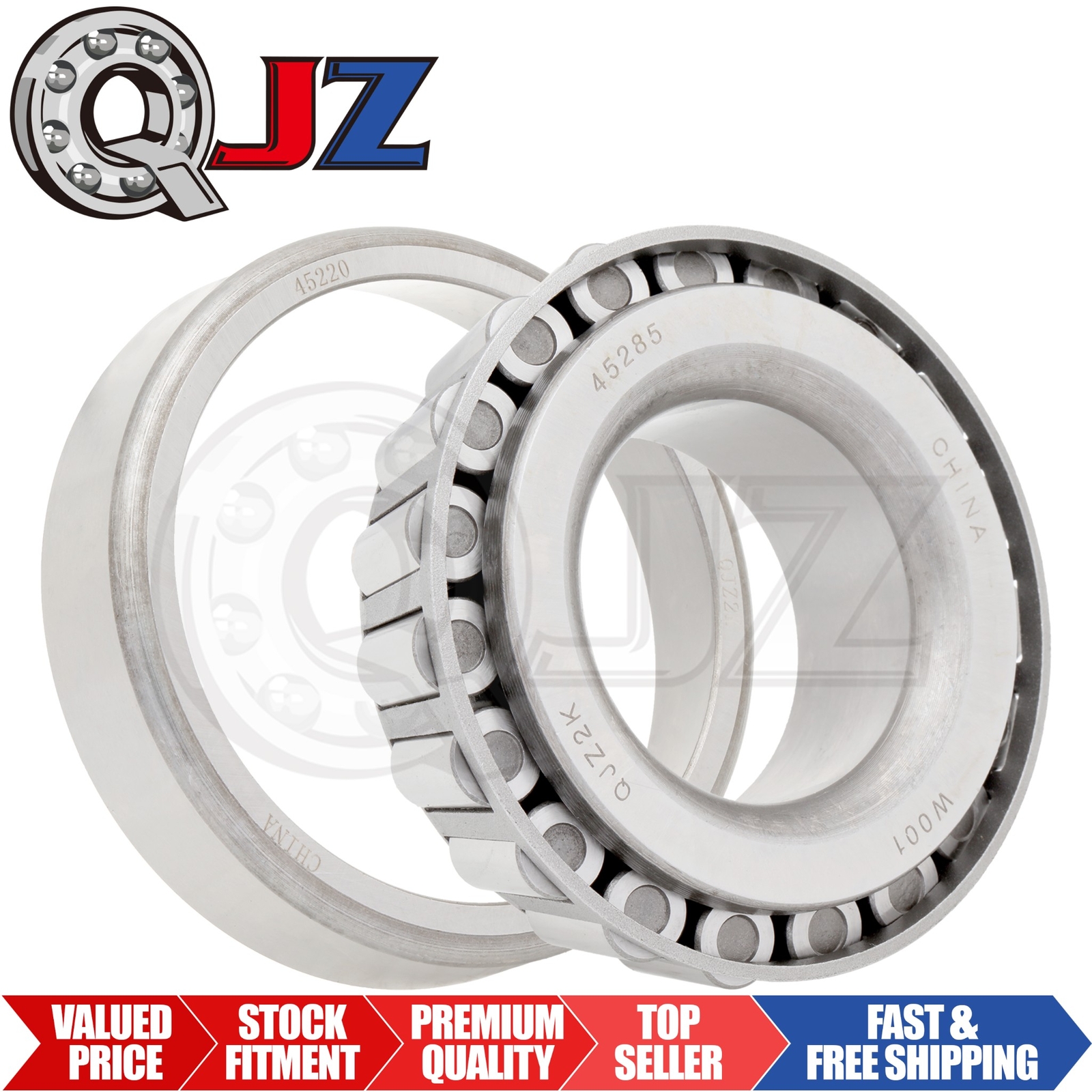 [Qty.1] 45285-45220 Tapered Roller Bearing Set Cup & Cone [2.0″ ID x 1.1875″ W]