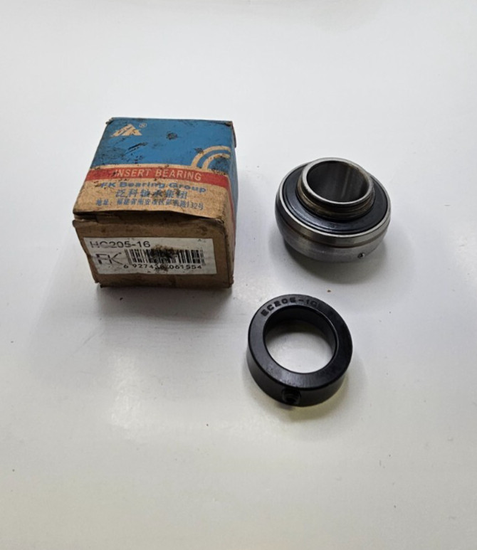 FK Bearing HC205-16 1 inch Insert with Eccentric Locking Collar
