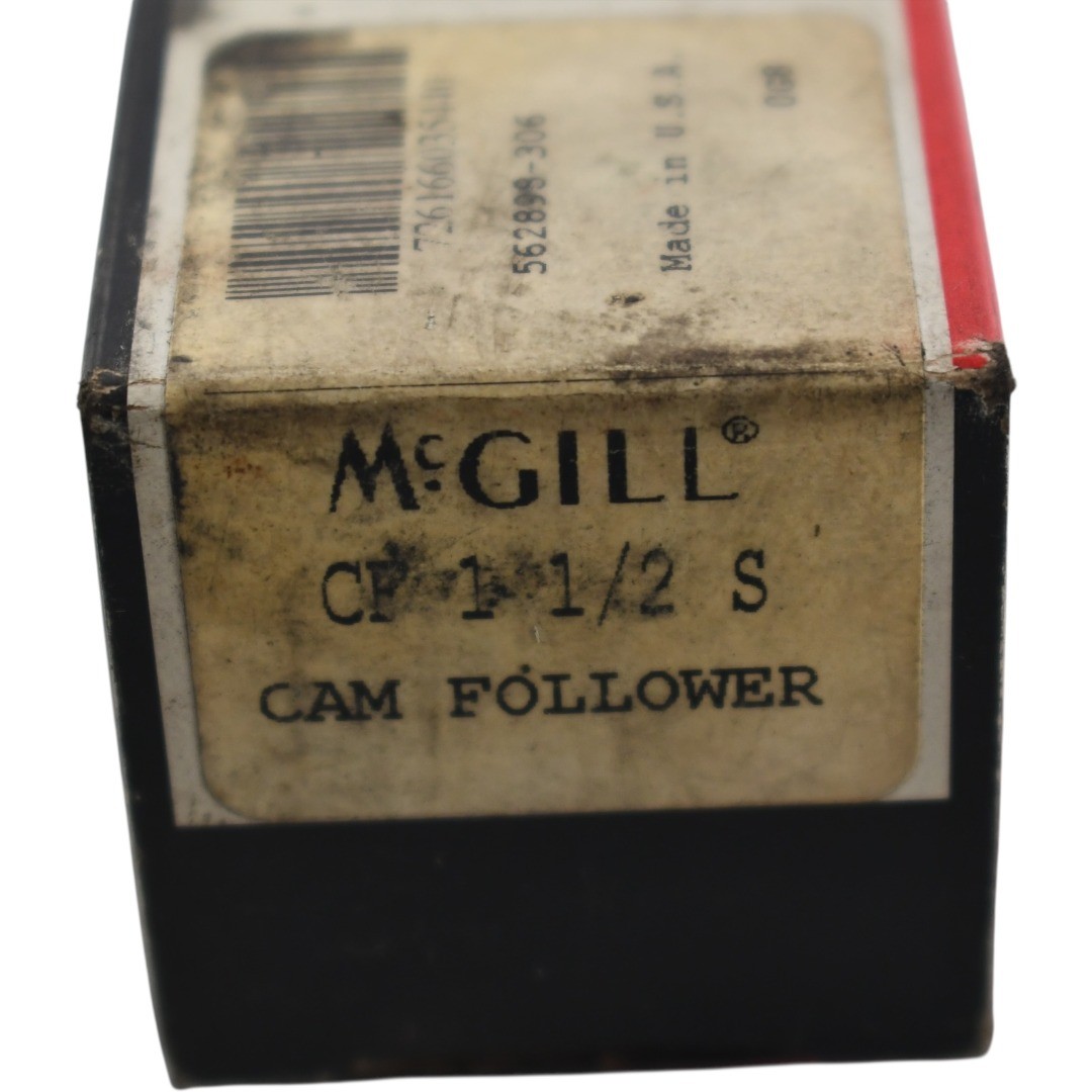 NEW McGill CF 1 1/2 S CAMROL Sealed Cam Follower Bearing 1.5 Roller 5/8 Stud