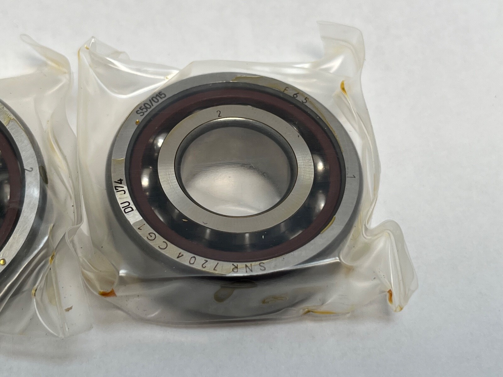 SNR 7204CG1DUJ74 Bearing 20x47x14mm 7204-C-T-DUL-P4 7204-C-G1-DU-J74 France 2Pcs