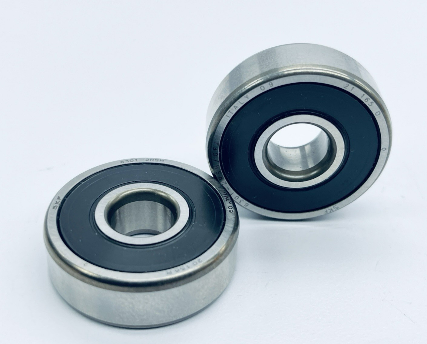 Lot of 2 SKF 6301-2RSH Deep Groove Ball Bearing 12mm-ID 37mm-OD 12mm-W