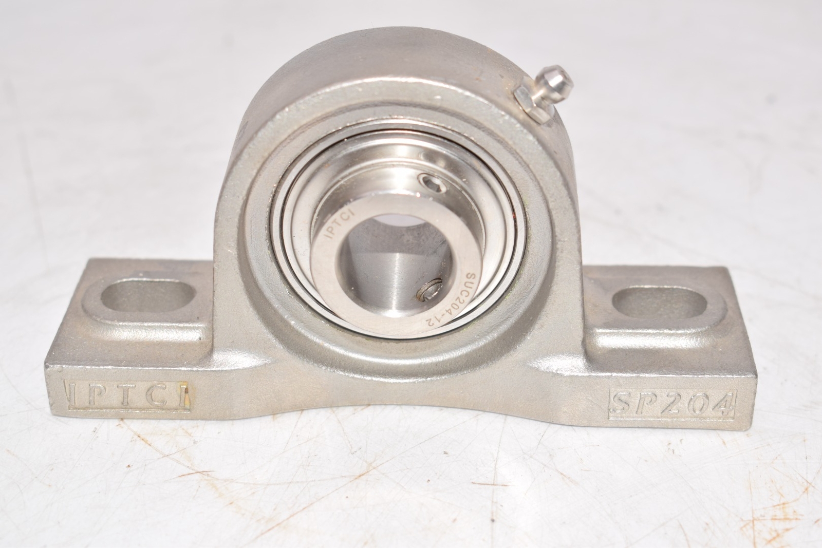 NEW IPTCI SUC204-12 Stainless Steel Ball Flange Bearing 2 Bolt