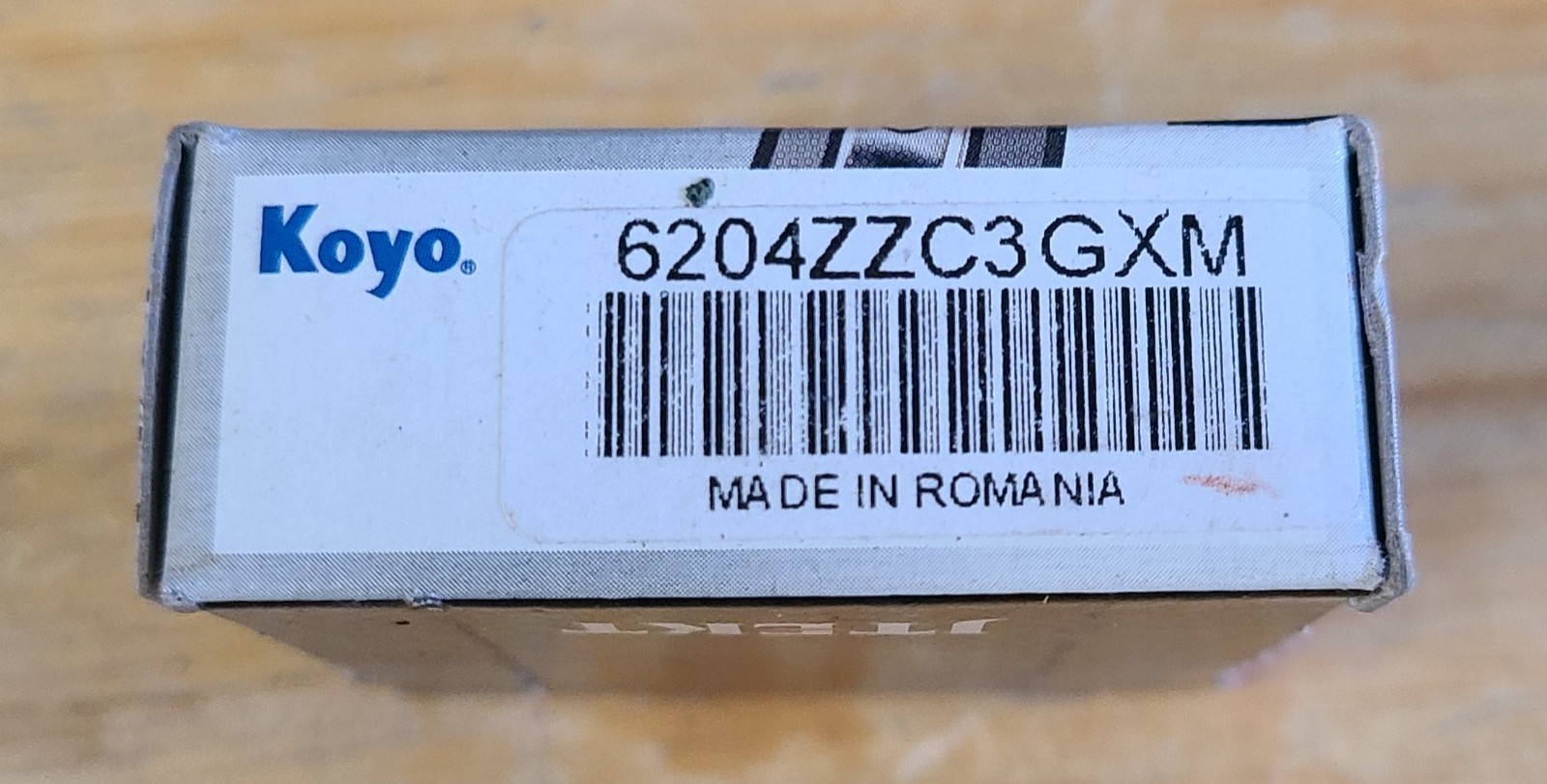 One(1) Koyo 6204ZZC3GXM Deep Groove Ball Bearing 6204ZZC3GXM