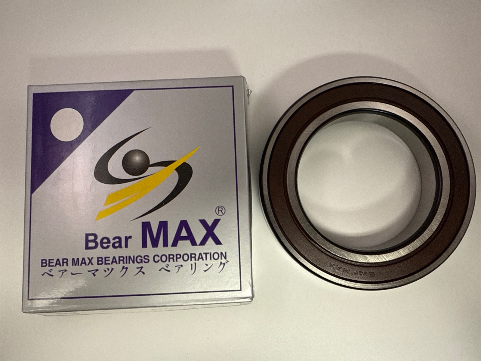 2 pcs BearMAX 6016-2RS 80x125x22mm Rubber Seal Deep Groove Ball Bearings 60162RS