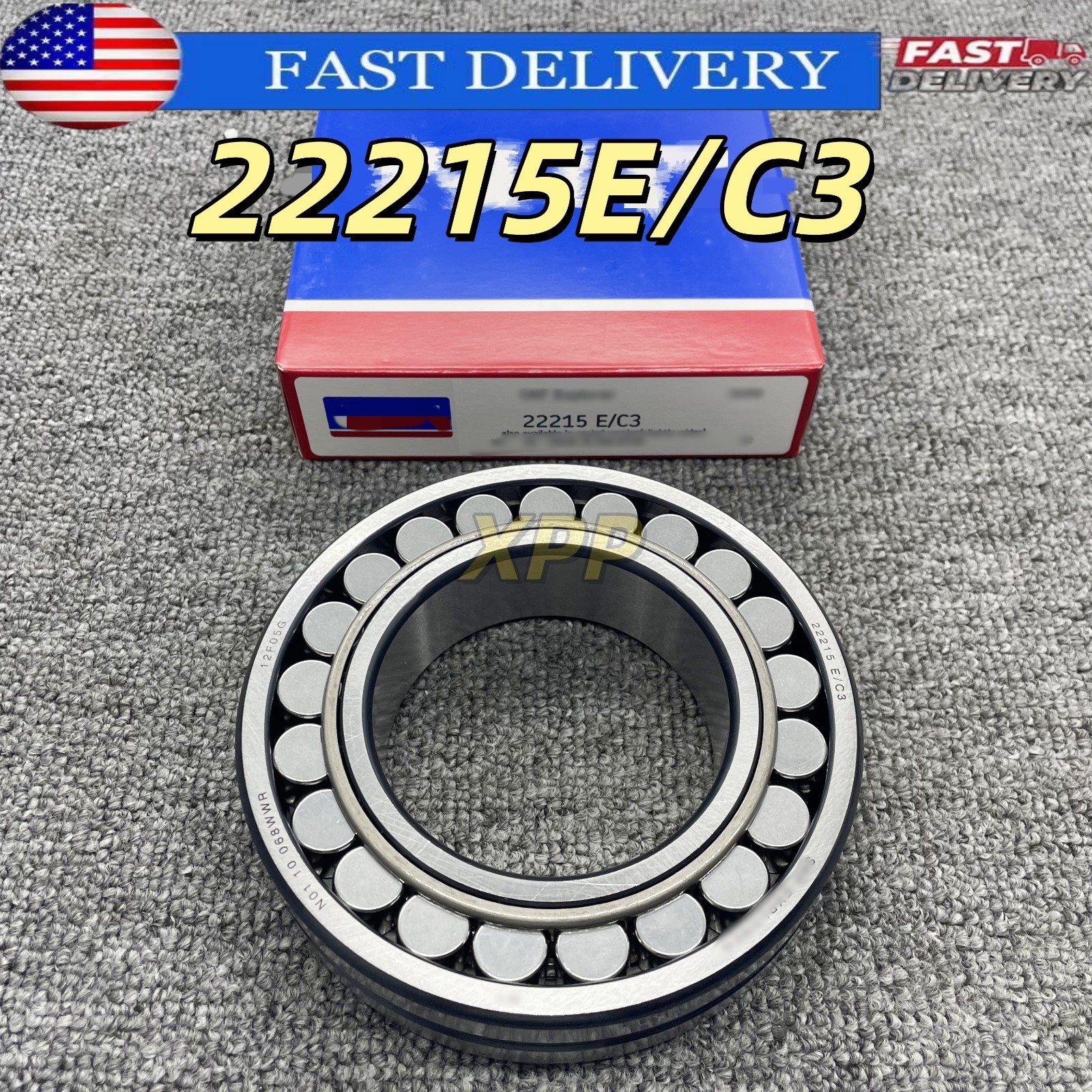 22215E/C3 NEW 1PC SPHERICAL ROLLER BEARING Fit FOR SKF 75x130x31 (mm)