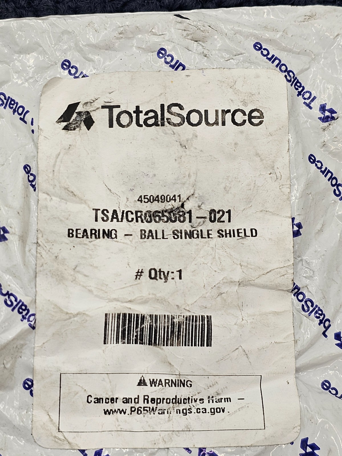 Total Source TSA/CR065081-021: Ball Bearing Single Shield