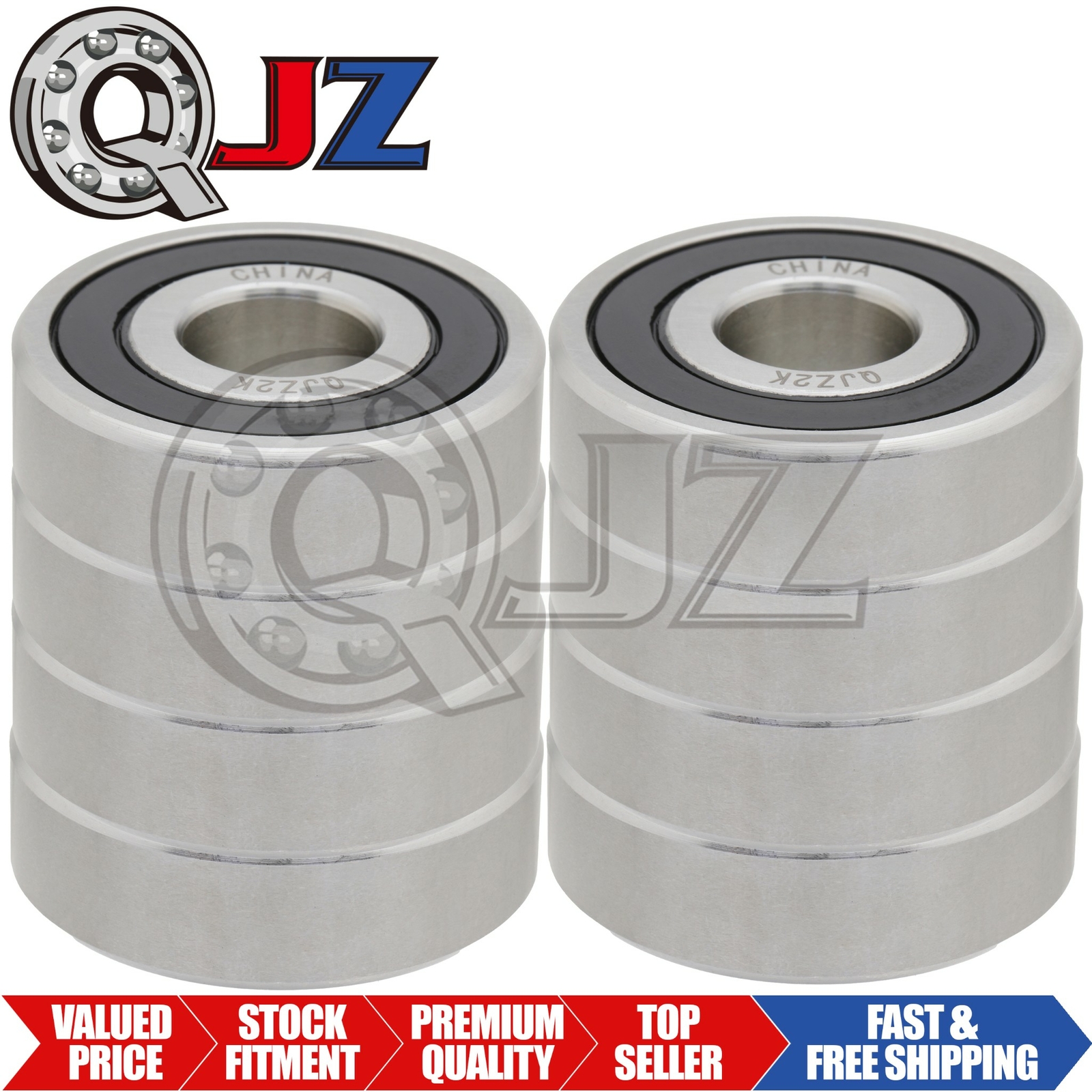 [Qty.8] New S6305-2RS Stainless Radial Ball Bearing [25mm ID x 62mm OD x17mm W]