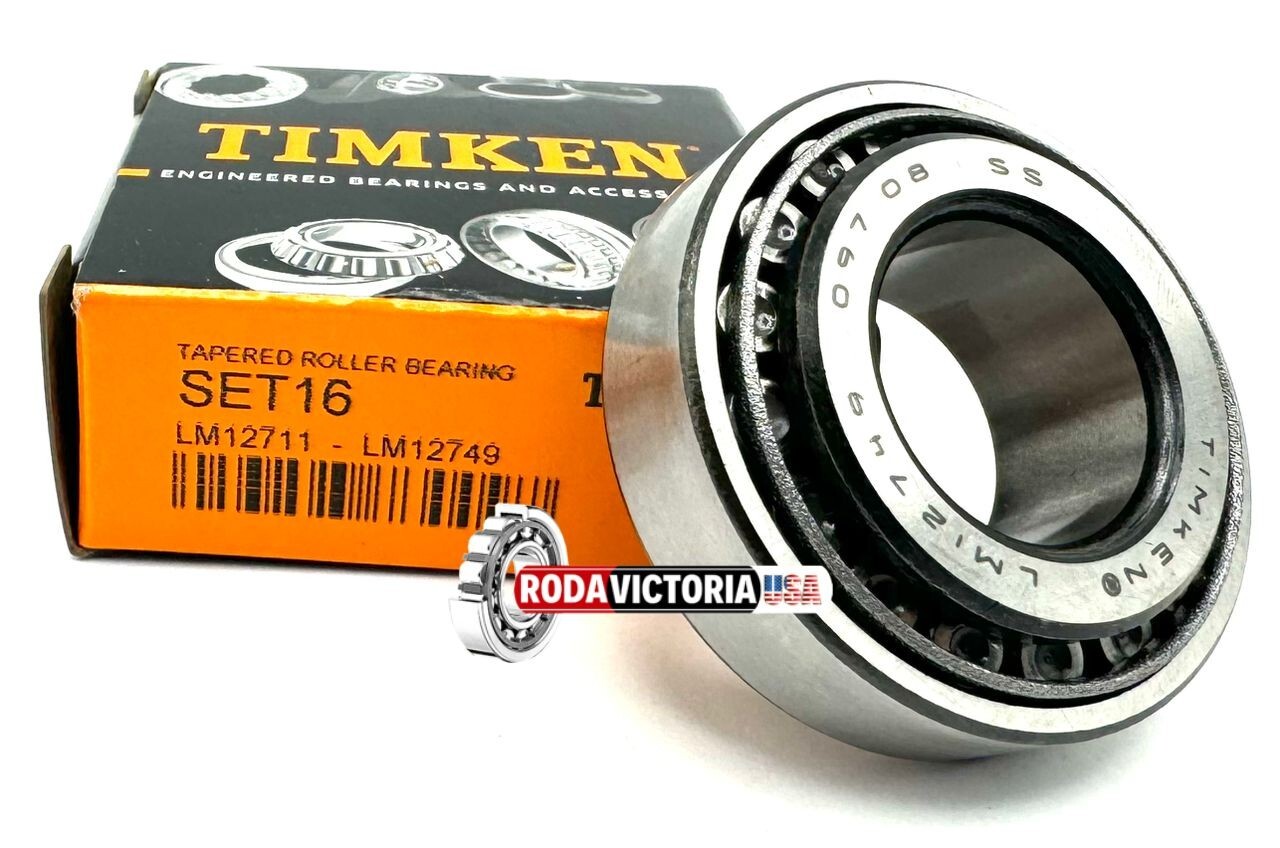 TIMKEN LM12749/LM12711 TAPERED ROLLER BEARING, Set16 Bore 13/16”