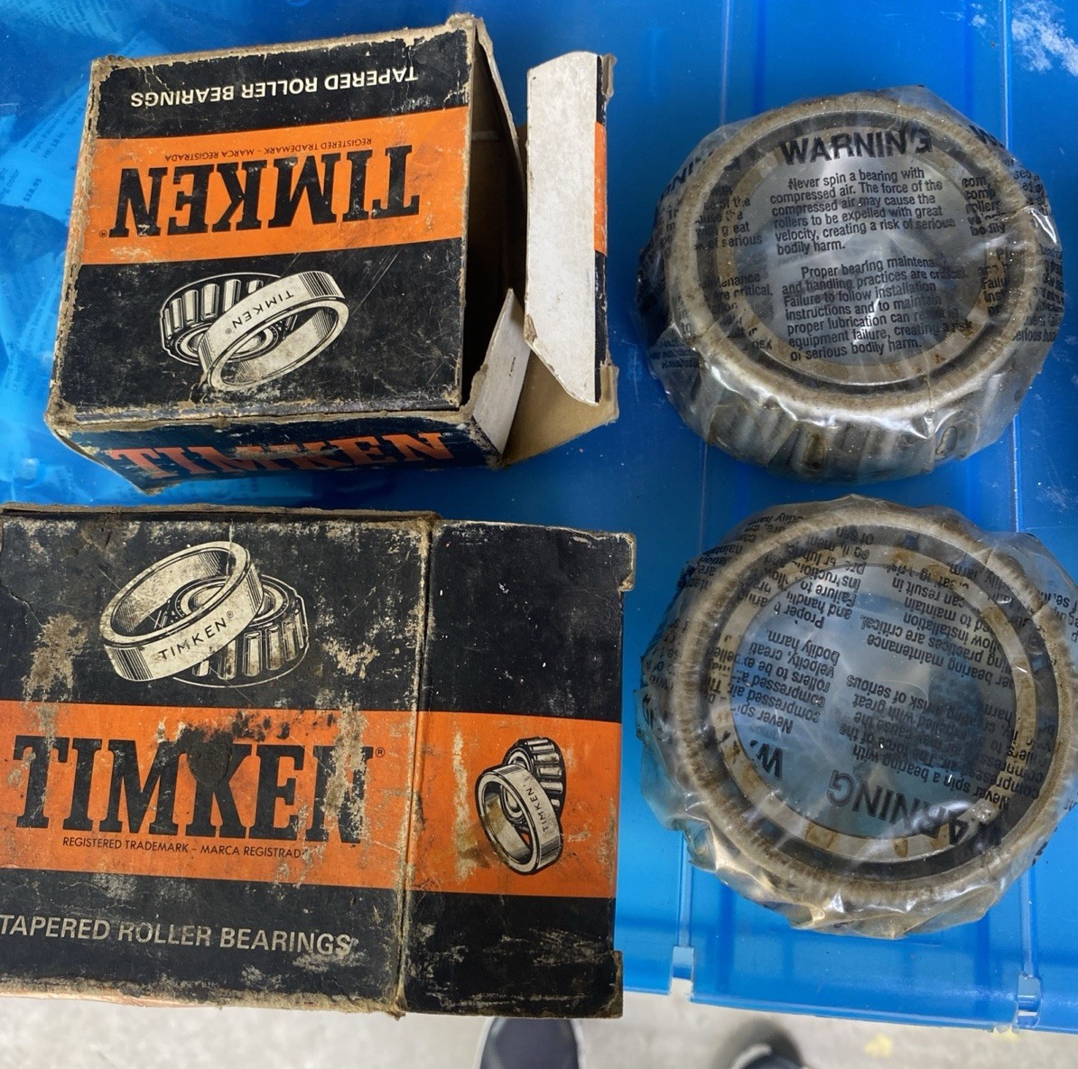 45291 & 45220 Timken Tapered Roller Bearings NOS