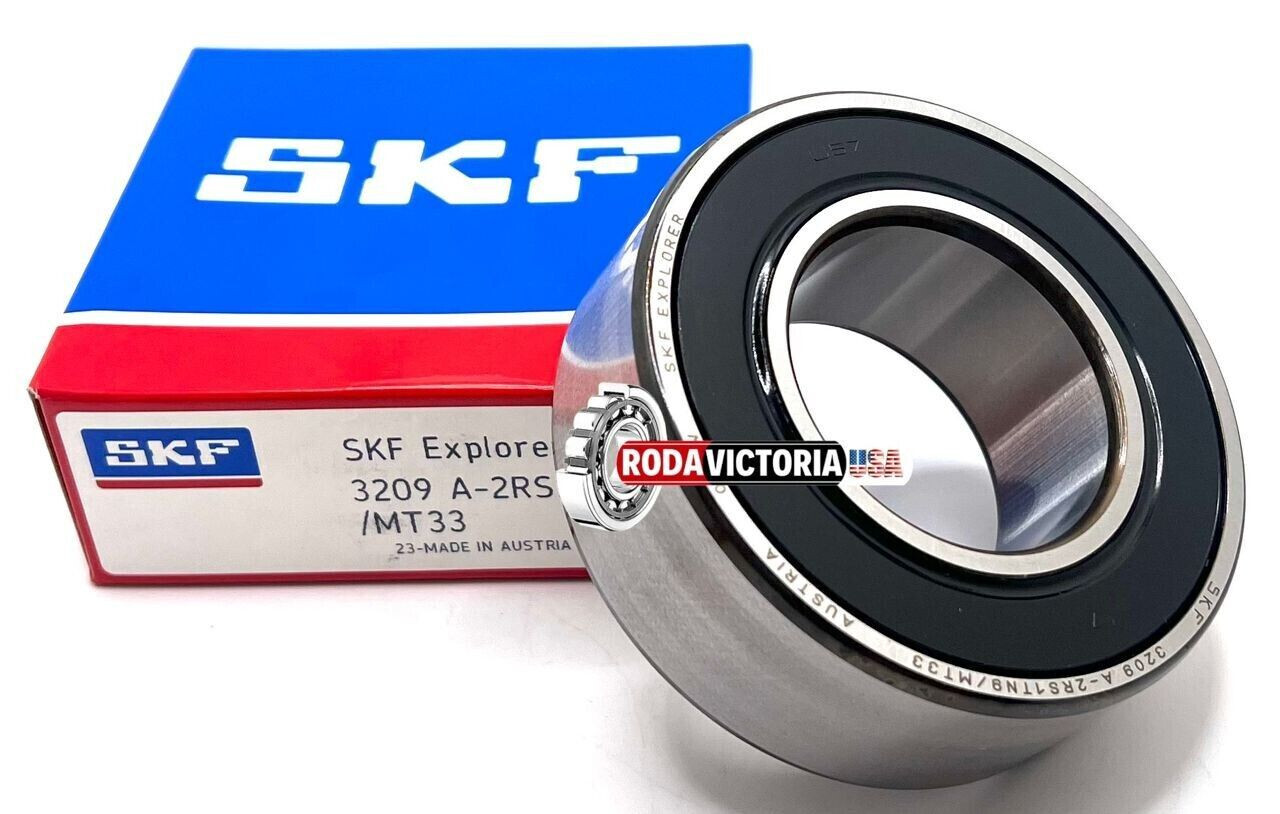SKF 3209 A 2RS1/MT33 ANGULAR CONTACT BALL BEARING, RUBBER SEALED 45x85x30,2mm