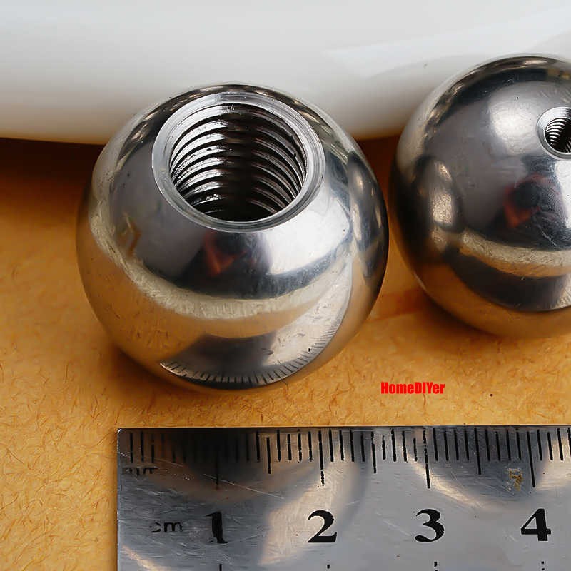 Round Ball 304 Stainless Steel Blind Hole Balls Threaded M2 M3 M4-M12 Ø 5mm~25mm