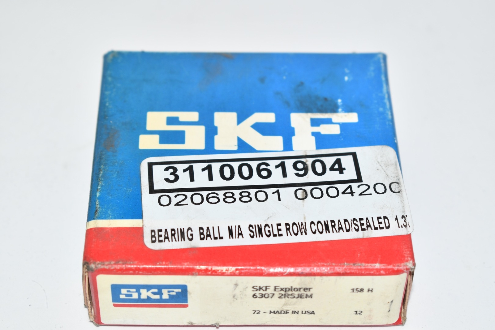 NEW SKF 6307 2RSJEM Medium 6300 Series Deep Groove Ball Bearing 35 x 80 x 21 mm
