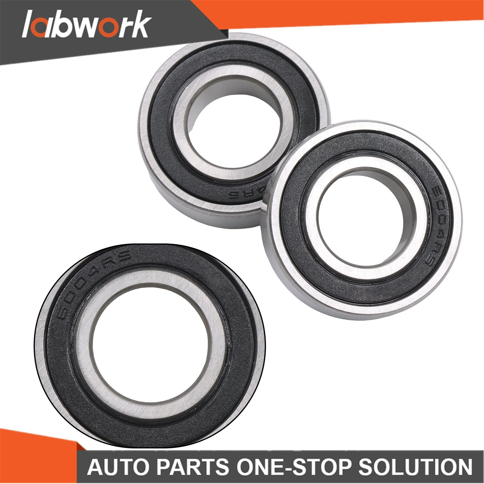 Labwork 6004-2RS C3 Ball Bearing 20x42x12mm 10 Pcs Premium Rubber Sealed
