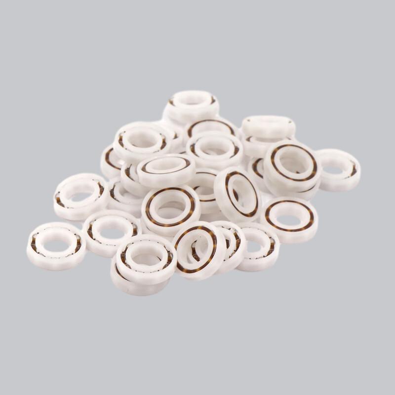 POM Plastic Bearings Glass Balls Hardness High Waterproof No Sealing ID 3/4/5mm