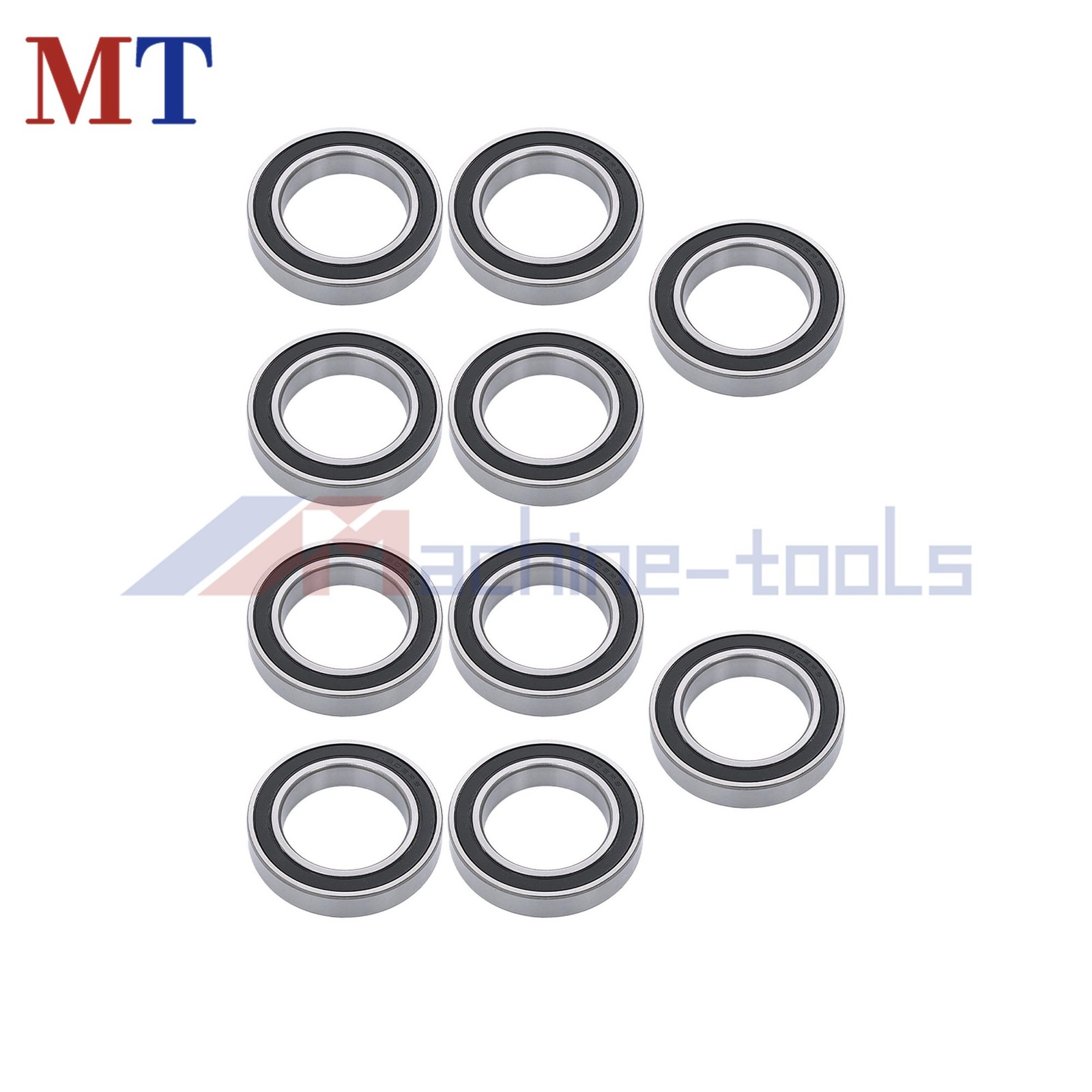 6908-2RS Rubber Sealed Ball Bearings 10pcs 40x62x12mm Set
