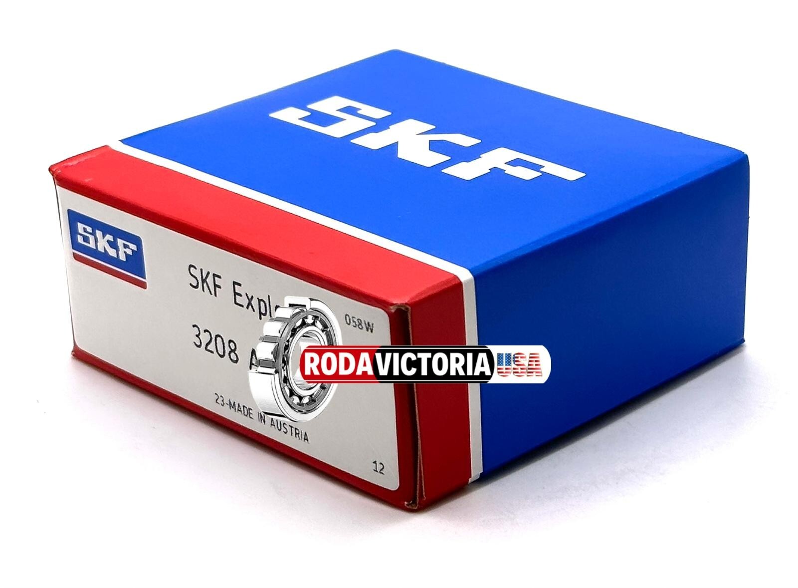 SKF 3208 A DOUBLE ROW ANGULAR CONTACT BALL BEARING 40x80x30.2mm