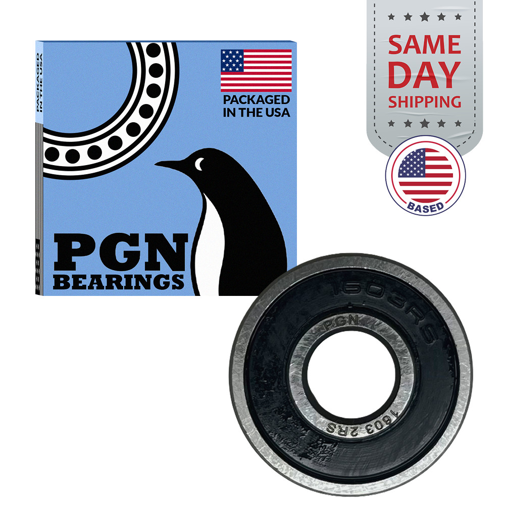 PGN 1604-2RS Bearing – Lubricated Chrome Steel Sealed Ball Bearing