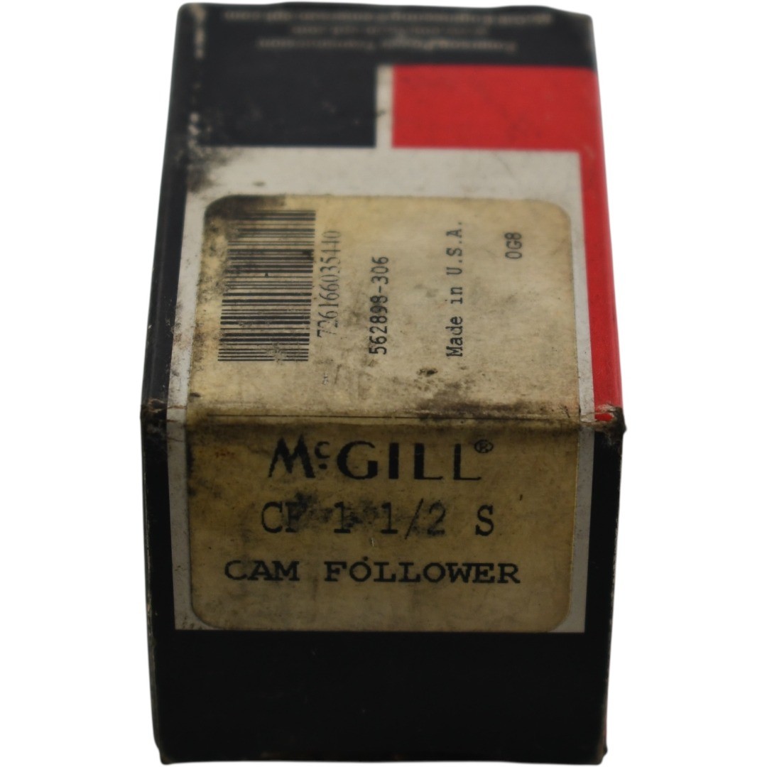 NEW McGill CF 1 1/2 S CAMROL Sealed Cam Follower Bearing 1.5 Roller 5/8 Stud