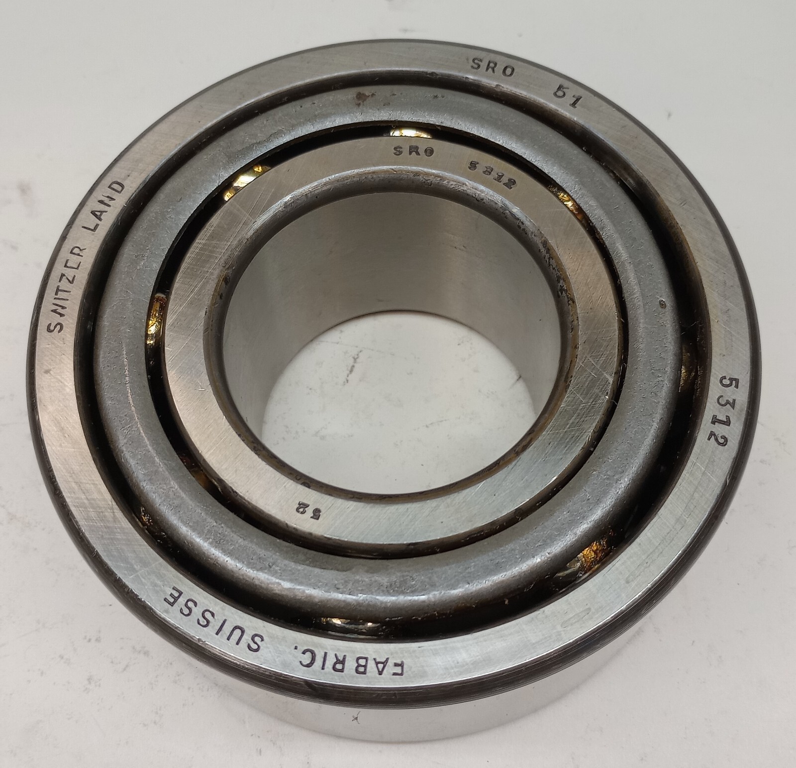 SRO 5312 Angular Contact Bearing Double Row 60mm ID X 130mm OD X 54mm W