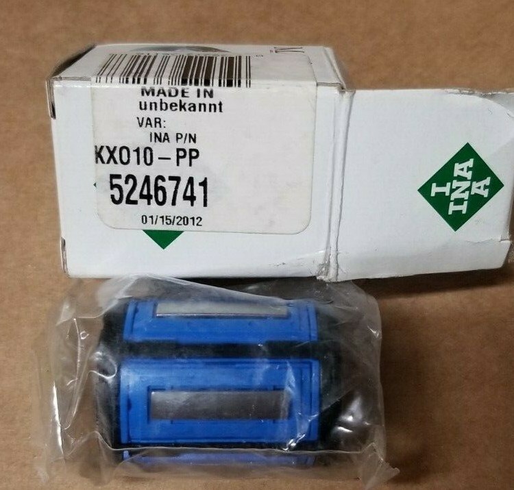 INA Schaeffler Linear Ball Bearing KX010-PP 5/8 .625 Shaft – 1.125 OD – 1.5 L