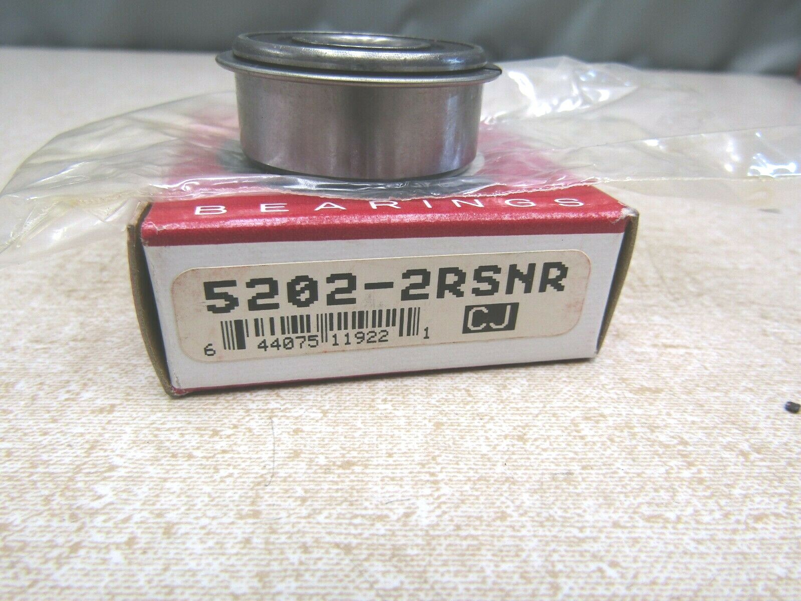 Consolidated Bearing 5202-2RSNR 15mm x 35mm x .625″ Sealed Snap Ring Bearing