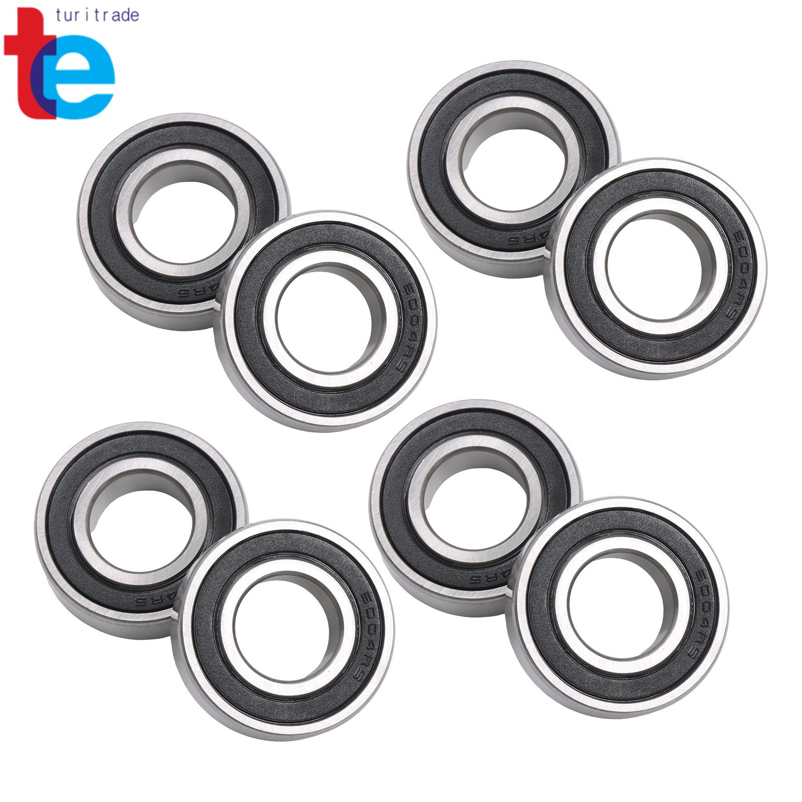 6004-2RS C3 Ball Bearings 10 Pack 20mm ID 42mm OD 12mm Wide Premium Sealed