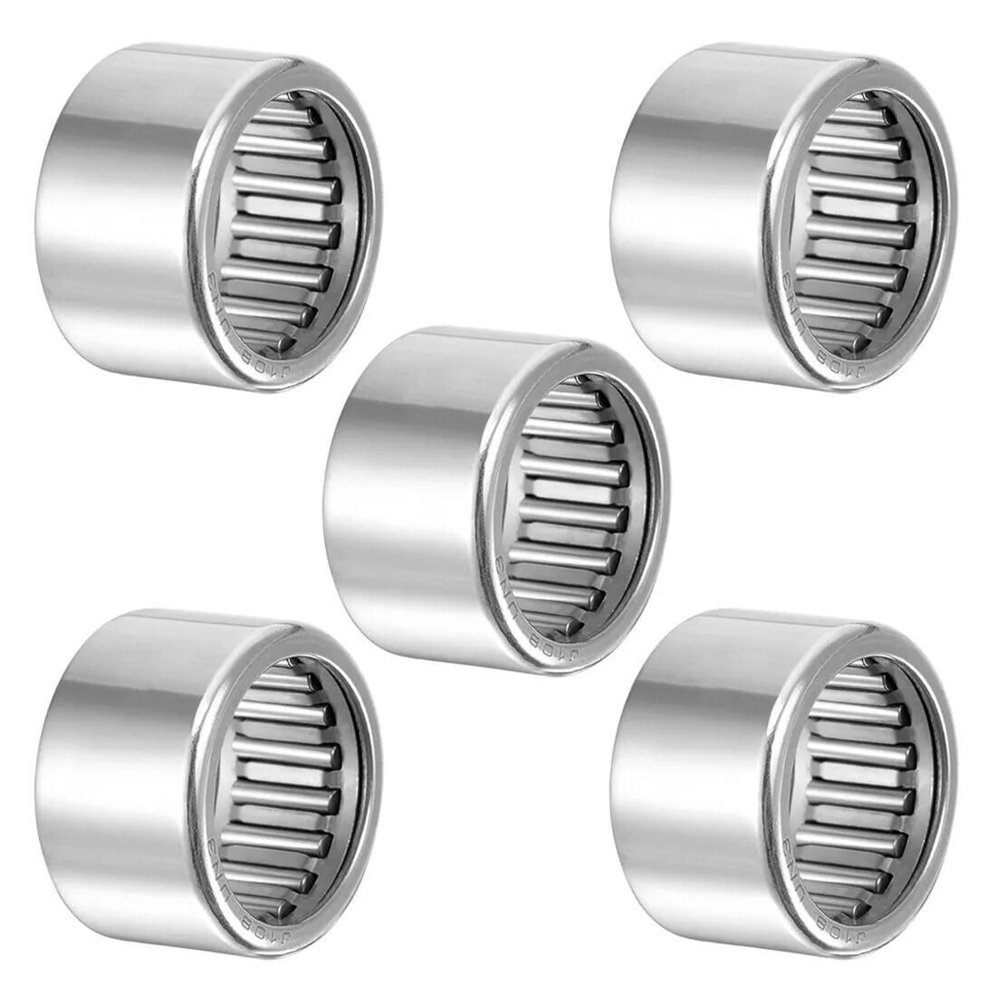 10pcs SCE108 Needle Roller Bearings Open End 5/8″ Bore 13/16″ OD 1/2″