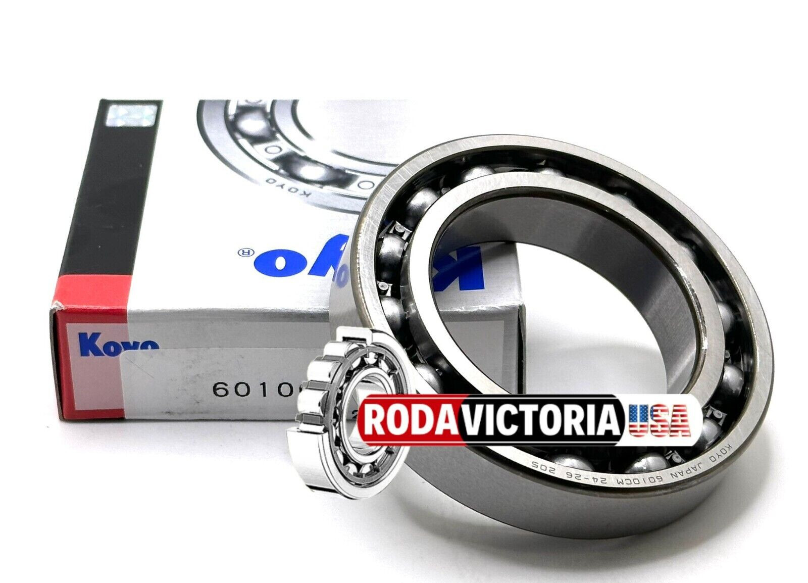 KOYO 6010 CM DEEP GROOVE BALL BEARING, OPEN TYPE, NO SEALS 50x80x16 mm