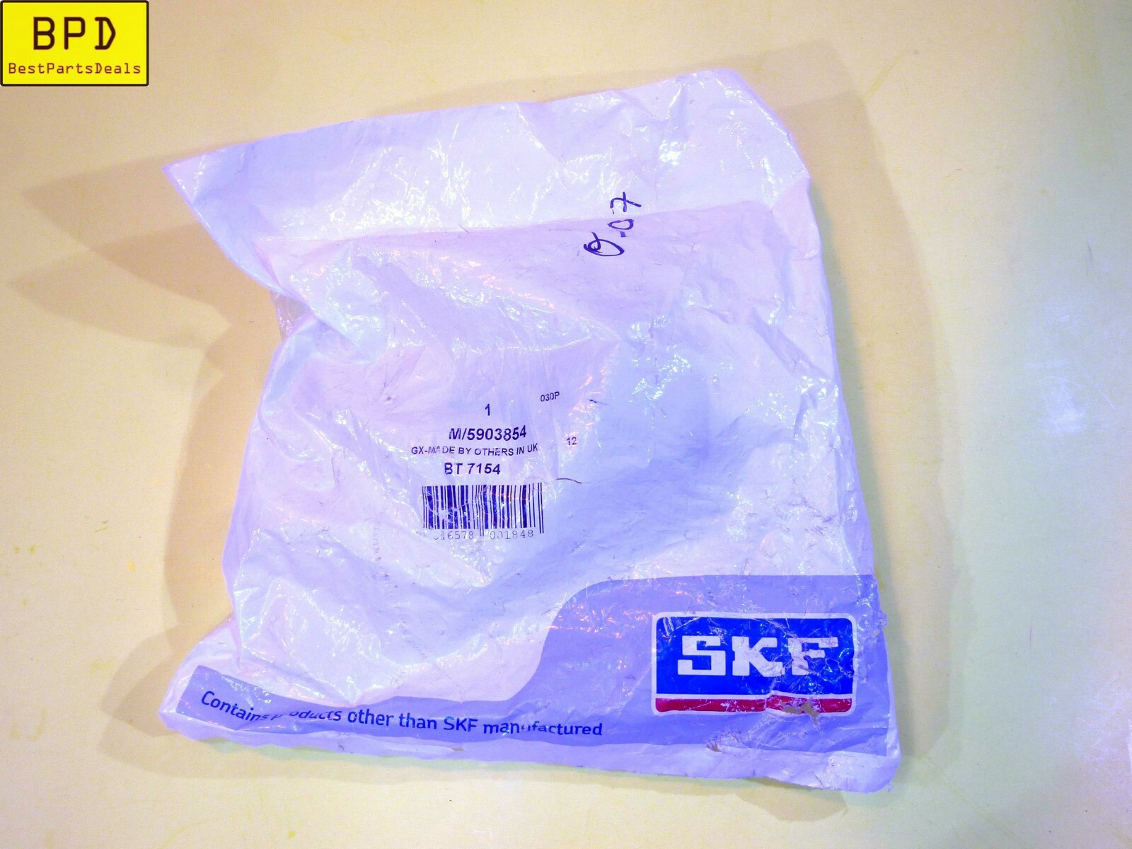Hevi-Load Ball Transfer 38.1mm Dia. 2204 lbs Load Capacity SKF BT7154