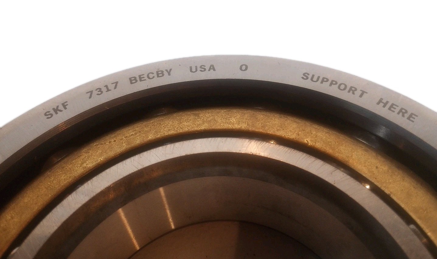 NEW / SKF 7317 BECBY / 85MM BORE / ANGULAR CONTACT BALL BEARING / MADE IN USA