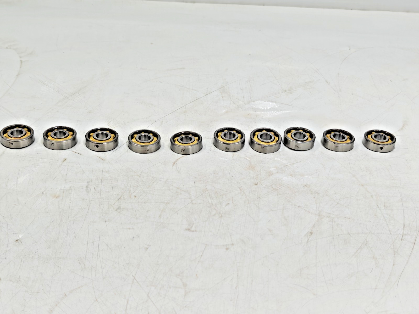 E10 P6 / EN10 P6 DKFDDR Magneto Bearing Angular Contact 10x28x8mm LOT OF 10
