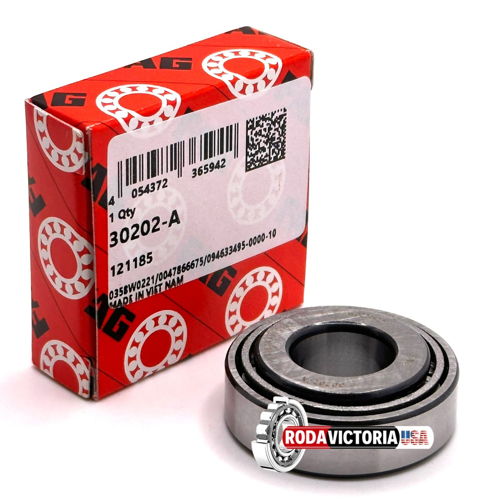 FAG 30202 TAPERED ROLLER BEARING 15x35x11,750 mm