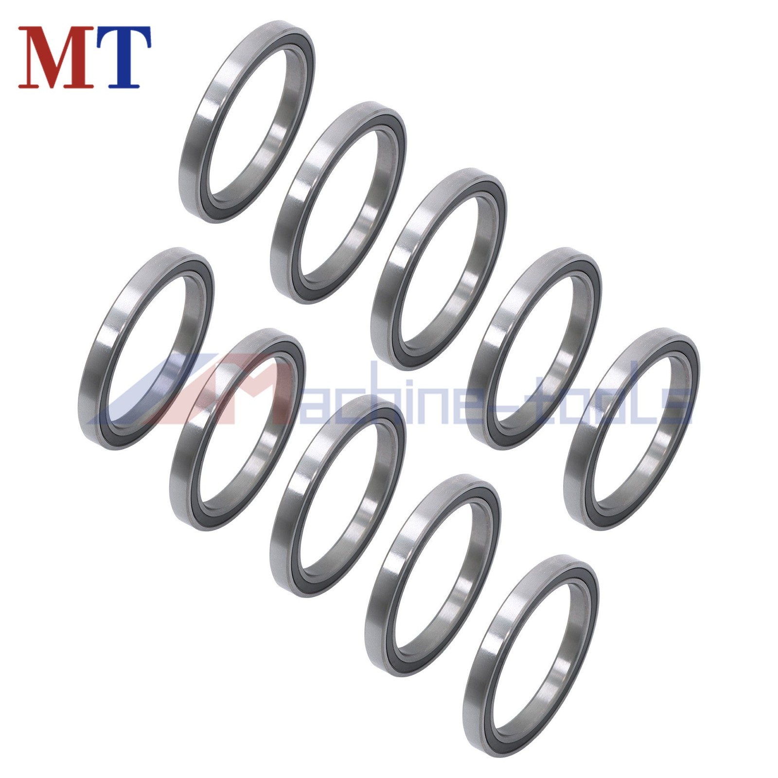 Pre-Lubricated 6810-2RS Bearings 10pcs 50x65x7mm Double Rubber Seals