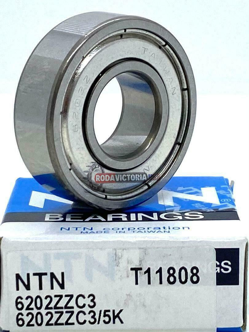 NTN 6202 ZZ C3 5K Deep Groove Ball Bearings 6202-2Z C3 METAL SHIELDS 15x35x11mm