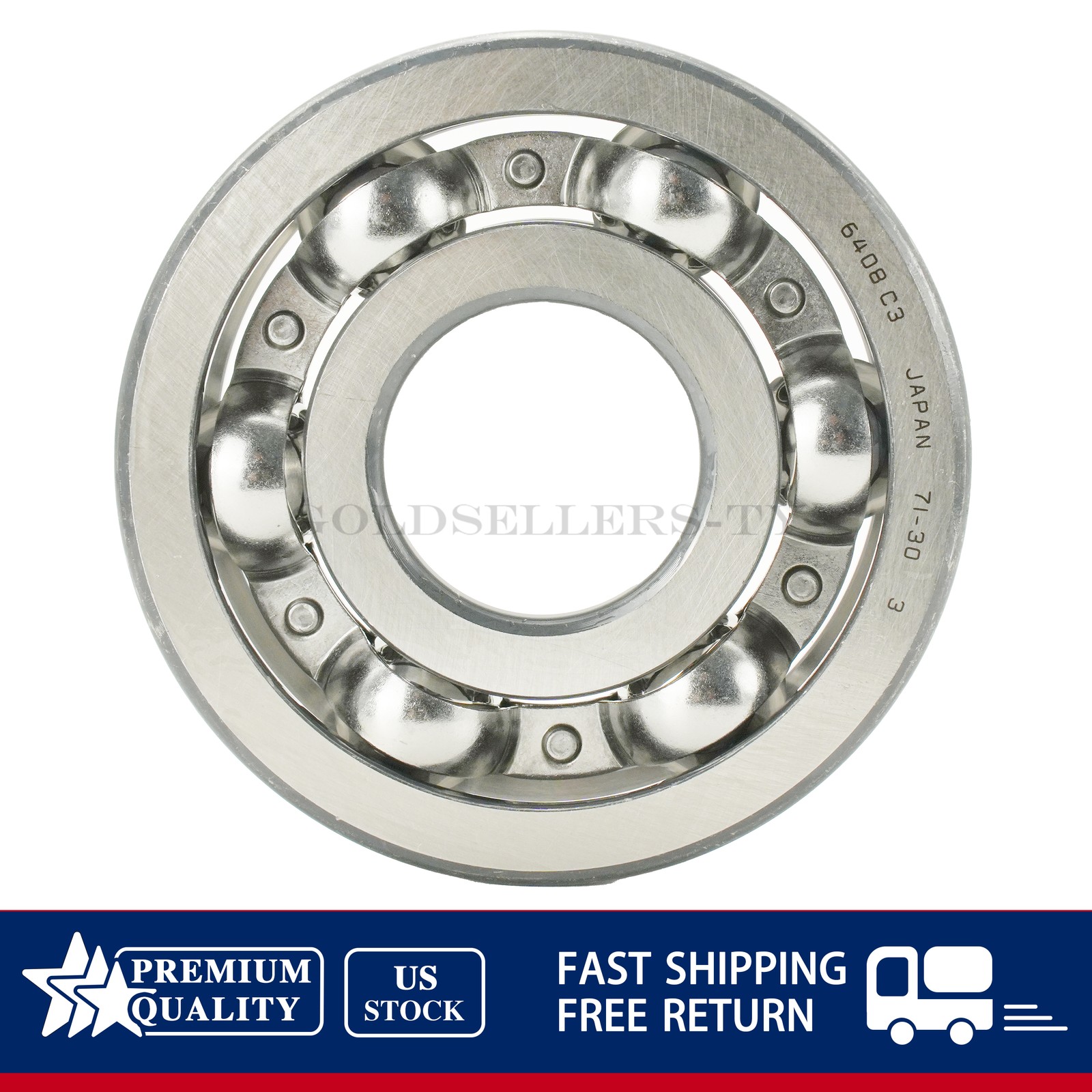 NEW For KOYO Deep Groove Ball Bearing 6408 C3 Open Type No Seals 40x110x27 mm US